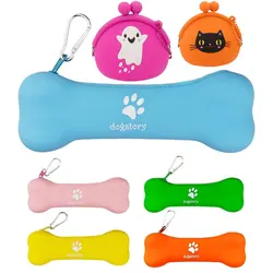 New Portable Dog Treat Pouch Training Dog Treat Bag With Carabiner Dog Treat Box For Camping Zippered Snack Bag For Dog Training