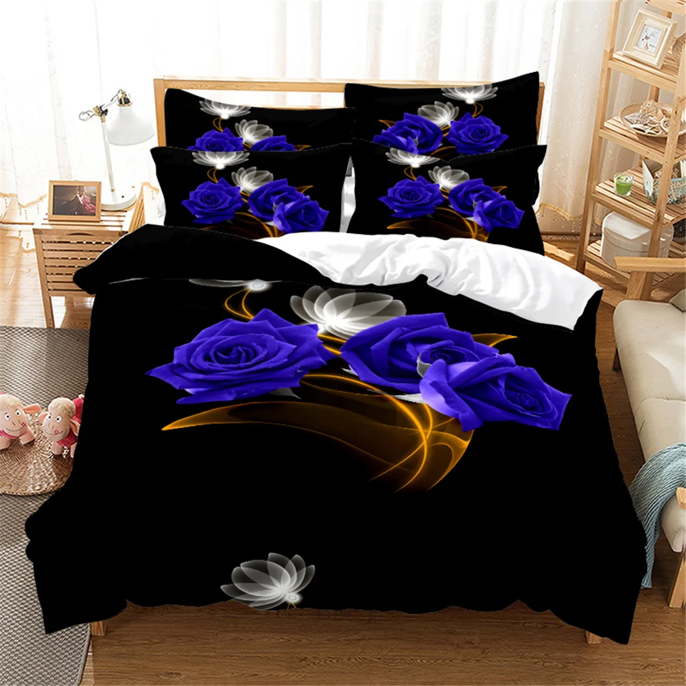 

Rose Garden Bedding Set Duvet Cover Set 3d Bedding Digital Printing Bed Linen Queen Size Bedding Set Fashion Design