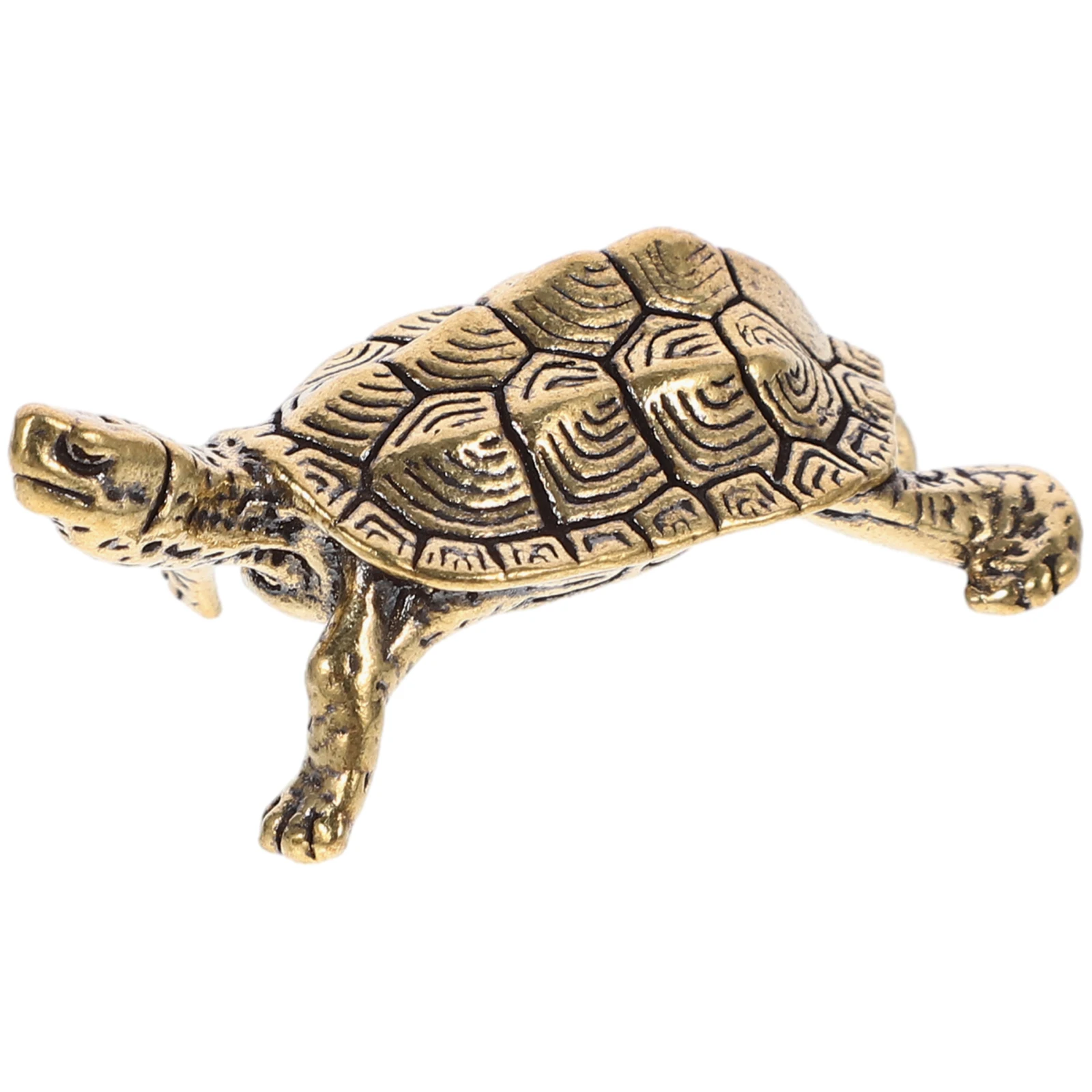 

Brass Turtle Crafts Home Decor Longevity Sculpture Tabletop Tea Pet Adornment Desk Ornament Premium Material Use