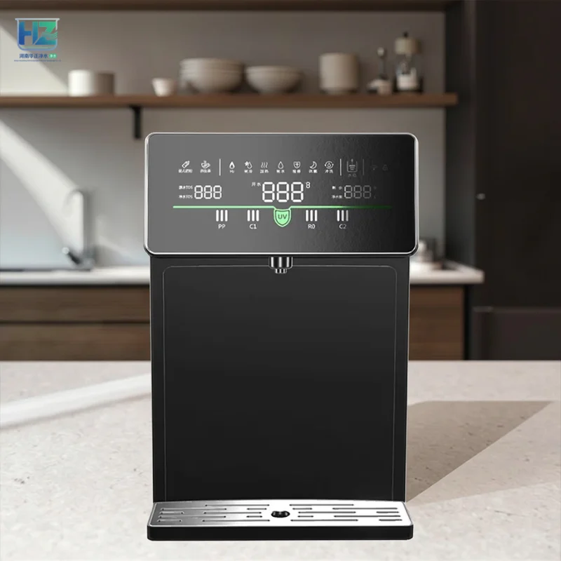 

Free Desktop Installation Countertop RO System Instant Hot/Cold Water Dispenser for Kitchen Enjoy Purified Water in Seconds