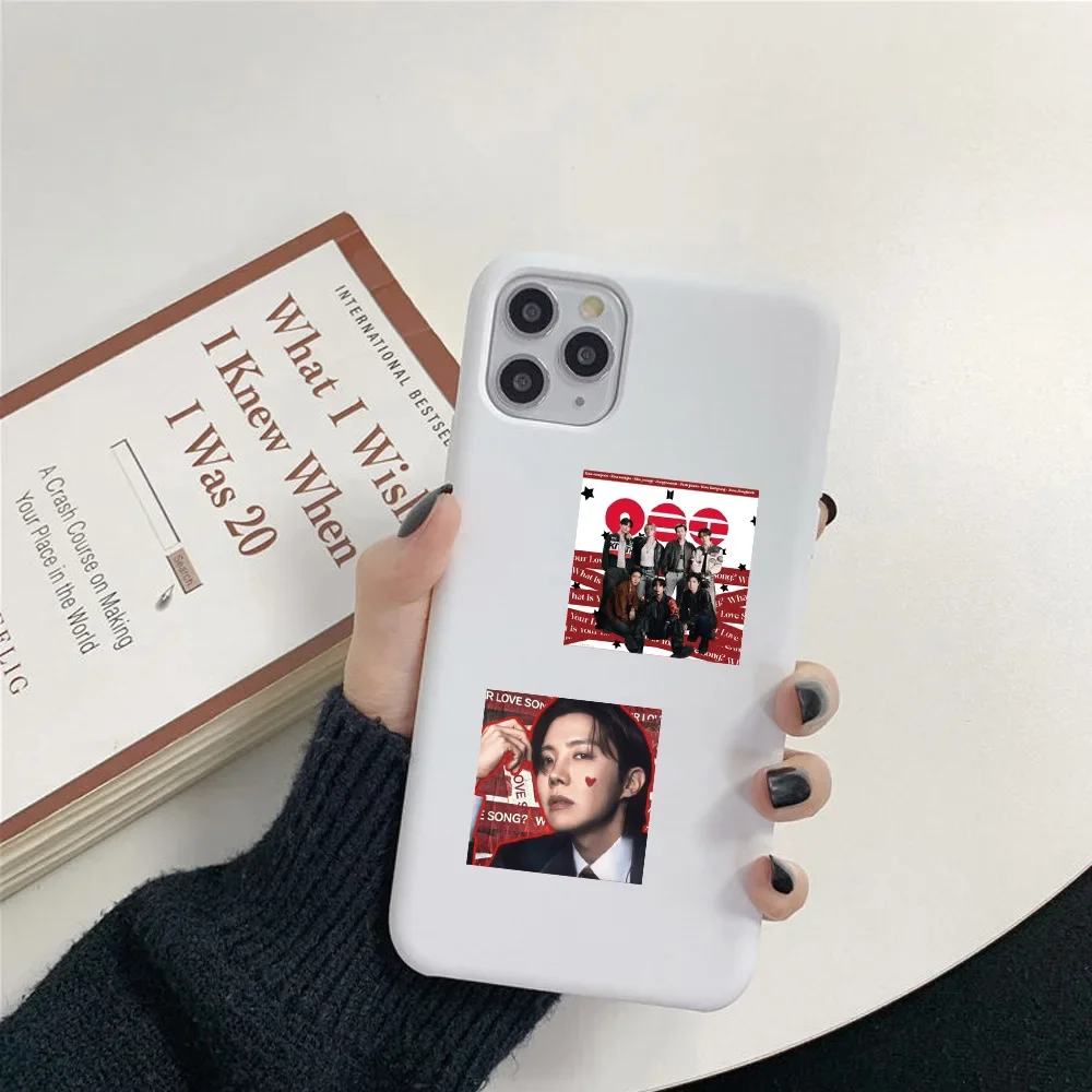 Hot K-pop BTS Roll Stickers 500Pcs DIY Journal Scrapbook Sealing Stickers Laptop Phone Case Decor Fans Collectible Gift