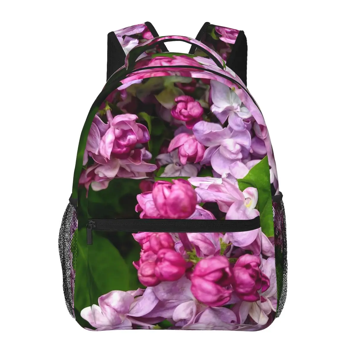 

Whispers Of Lilac Backpack Hot Sale Daypack Large Capacity Boys Girls BookBag School Bag Shoulder Bags for Men Women
