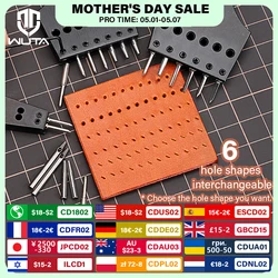 WUTA 3G Leather Punches Head Replaceable Pricking Iron Removable Diamond Olive Round Hole French Style Chisel DIY Craft Tools