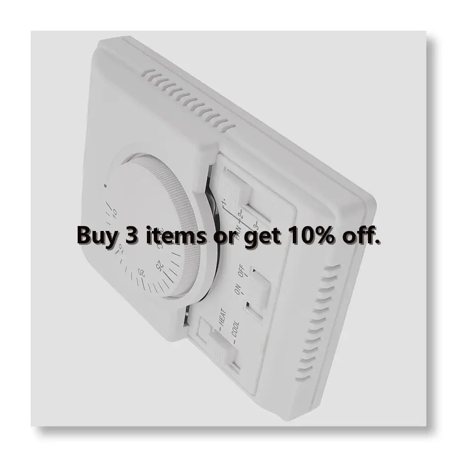 ✼MT01 220VAC Room Mechanical Thermostat Air Conditioner Fan Coil Thermostat Temperature Controller Warm