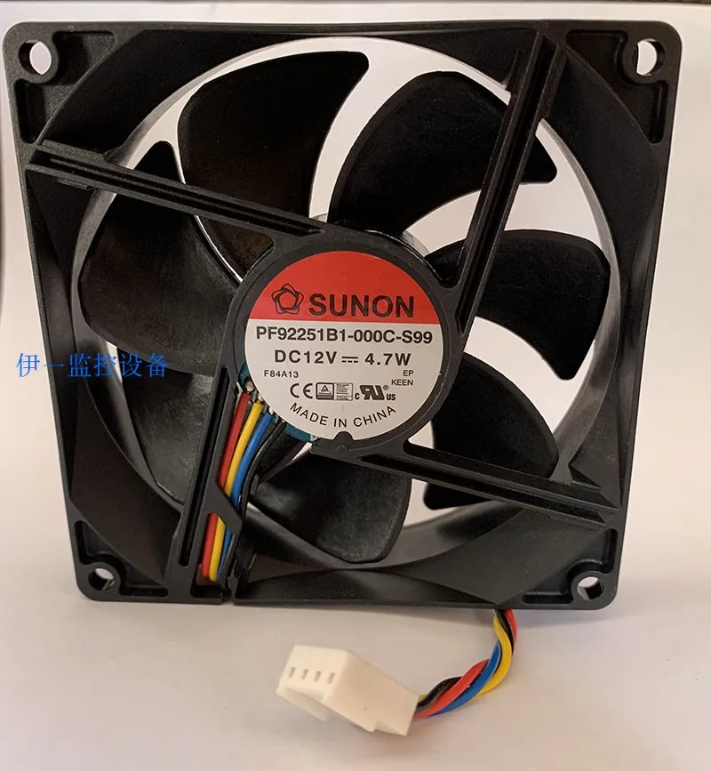 

Sunon PF92251B1-000C-A99 9225 12v 4.7W Dual Ball Bearing pwm 4-pin Cooling Fan