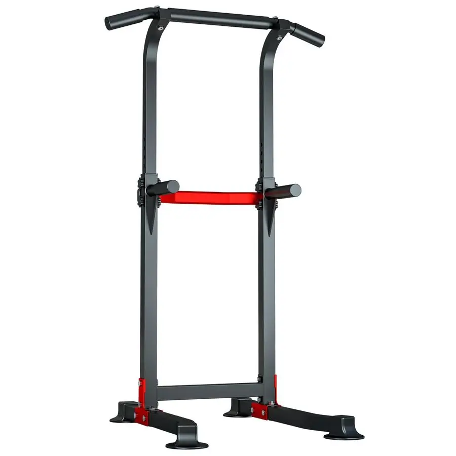 

Power Tower Dip Station Pull Up Bar MultiPurpose Home Gym Equipment with Adjustable Height and NonSlip Foot Pads 15 Customizable