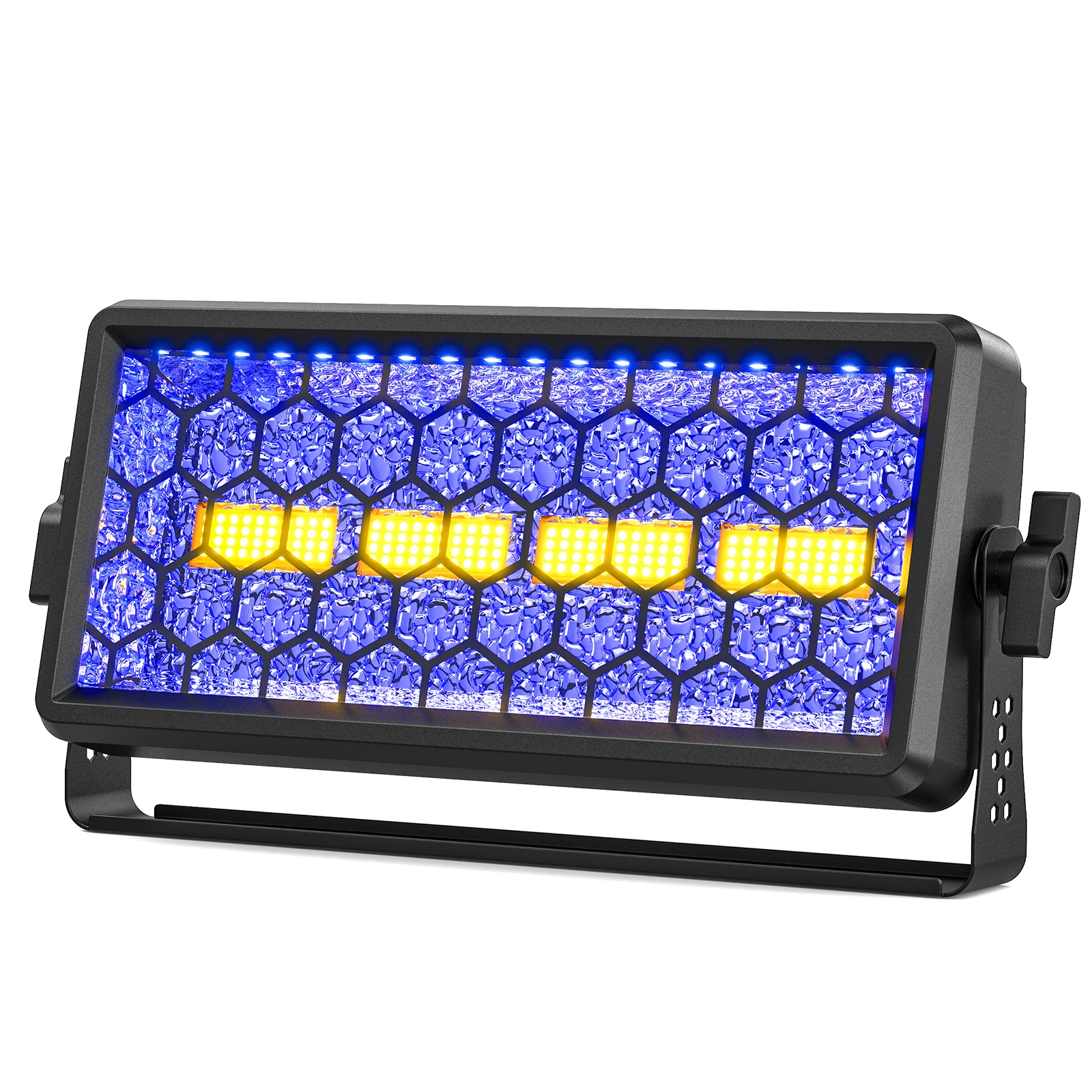 Yiflamefly 120W Strobe RGB COB LED Wall Washer Lights Pixel Control Bühnenbeleuchtung DMX Disco-Lichter für DJ-Partys, Hochzeiten, KTV-Clubs