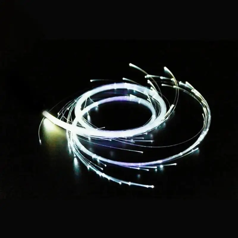 Lampu cambuk LED Spiral warna-warni lampu cambuk antena menyala perlengkapan pesta ulang tahun untuk aliran renda tari Festival musik