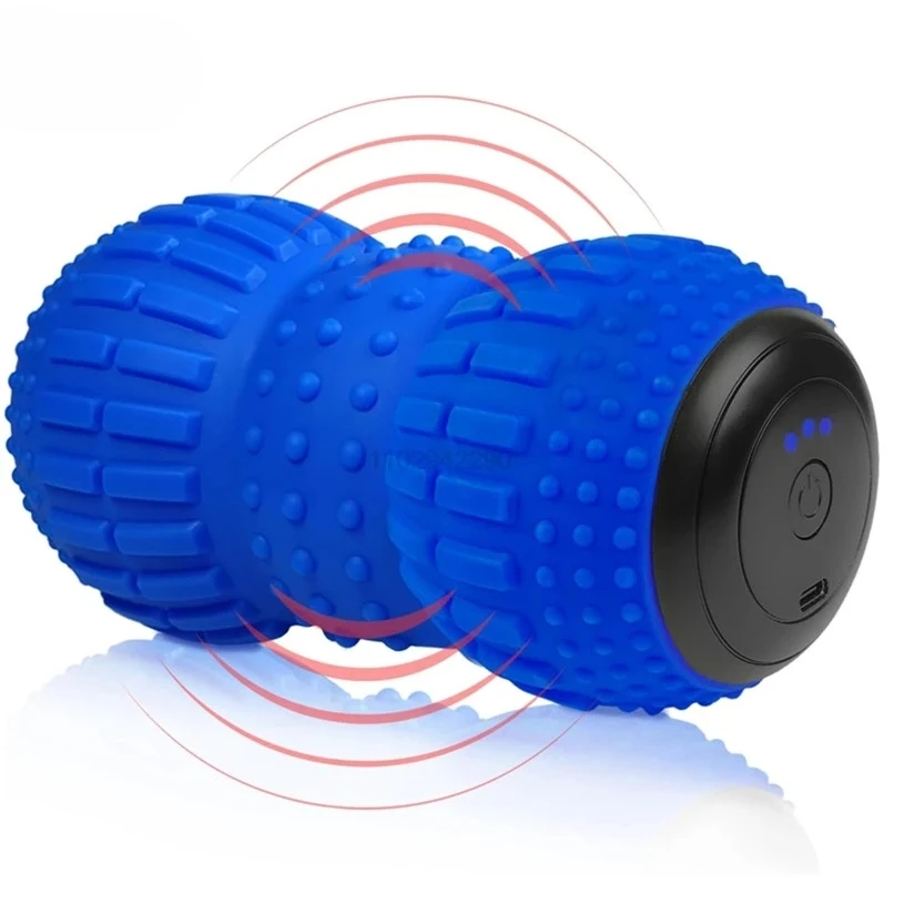 Yoga Fascia Ball Electric Peanut Ball USB Rechargeable Massage Ball Leg Muscle Relaxer Shoulder Neck Waist Massage Muscle Relax