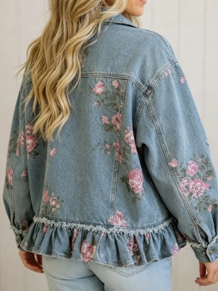 Женская джинсовая рубашка-курт – обзор и цена Denim Jacket Vintage