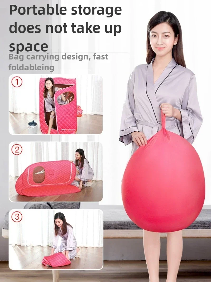 

Отличная домашняя паровая сауна-кабина для семейного использования, парогенератор для влажной сауны, фумигатор для паровой бани