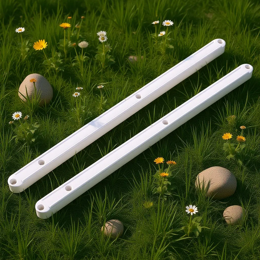2Pcs Plastic Drawer Slides 12 Inch Side Mount Full Extension Rails Smooth Noise Free for Kitchen Cabinet Dresser Wardrobe