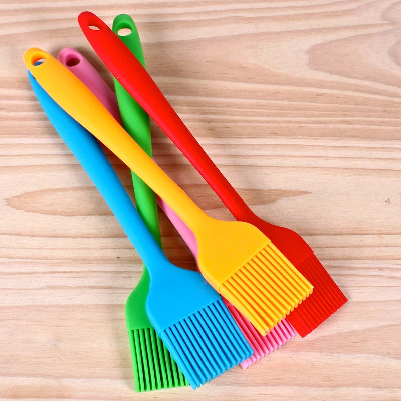 Silicone Grill Brush Bread Chef Brush Pastry Oil Cooking Smear Cream Brush Tool Cake Bread baking pan oil brush Kitchen Brush