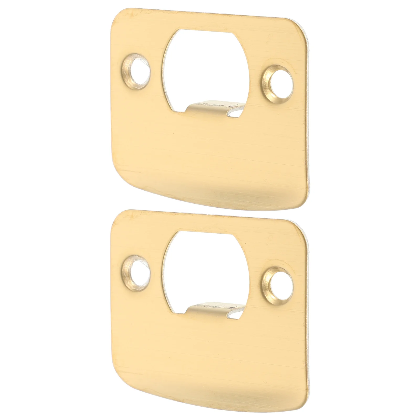 Piastre per porta da 2 pezzi Piastra di copertura per catenaccio in metallo addensato per porte in legno Finitura di rinforzo per porta anteriore