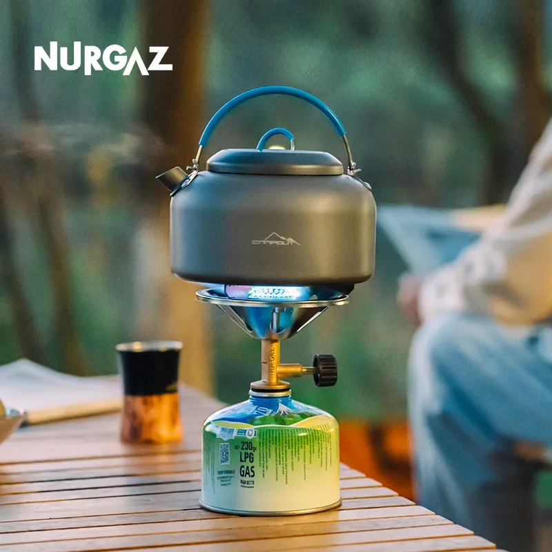 Camping Kettle Integrated Boiler Stove Field Cooker Gas Tank Gas Stove Outdoor Stove Tea Boiler Head