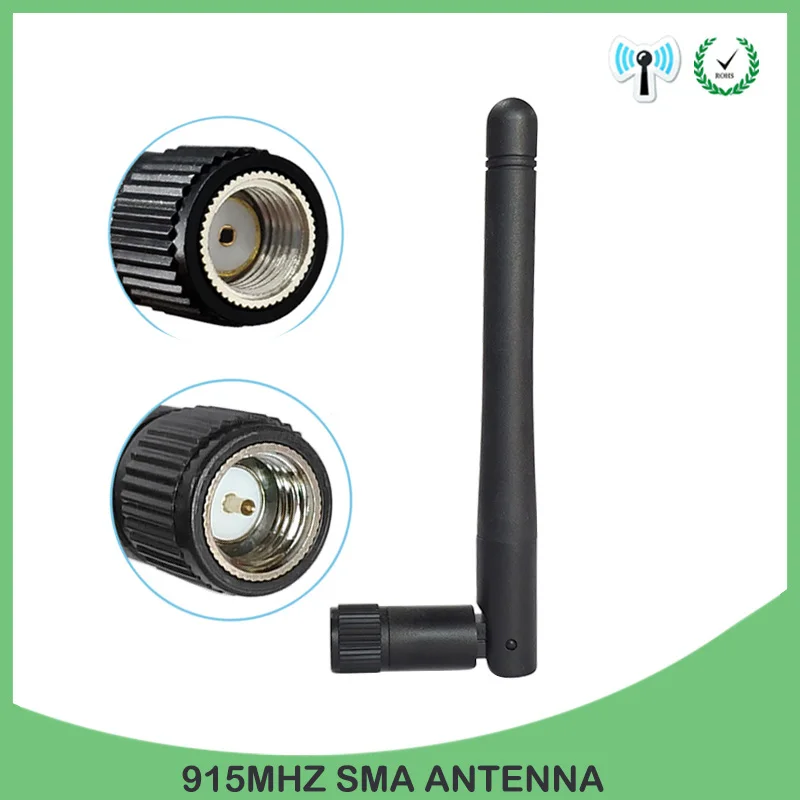 GRANDWISDOM 1/2/5pcs antenna 3dbi sma male female 915mhz lora antene pbx iot module lorawan wireless signal receiver antena