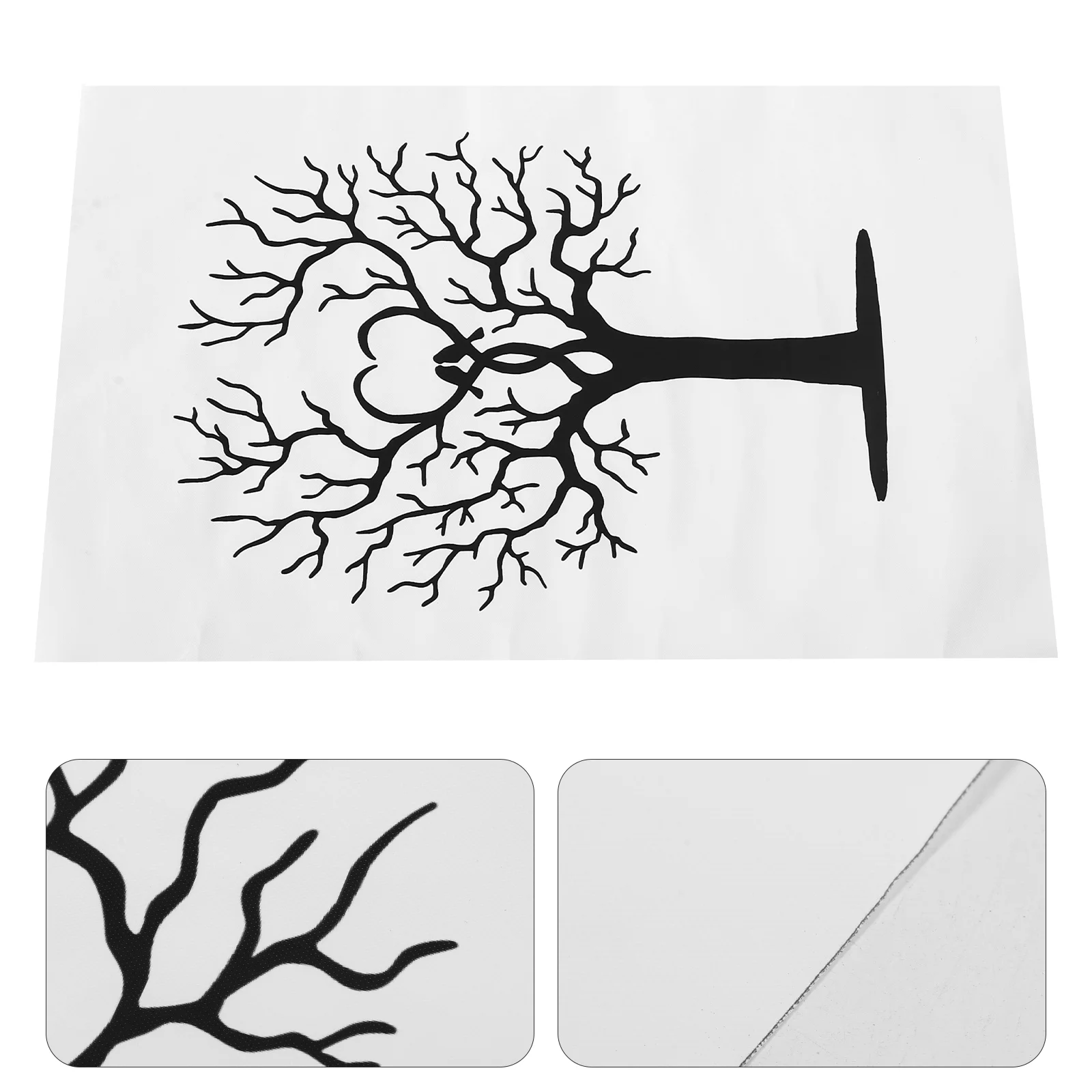 40 X Fingerprint Guest Book Tree for Baby Shower Wedding Fingerprints Signing Canvas