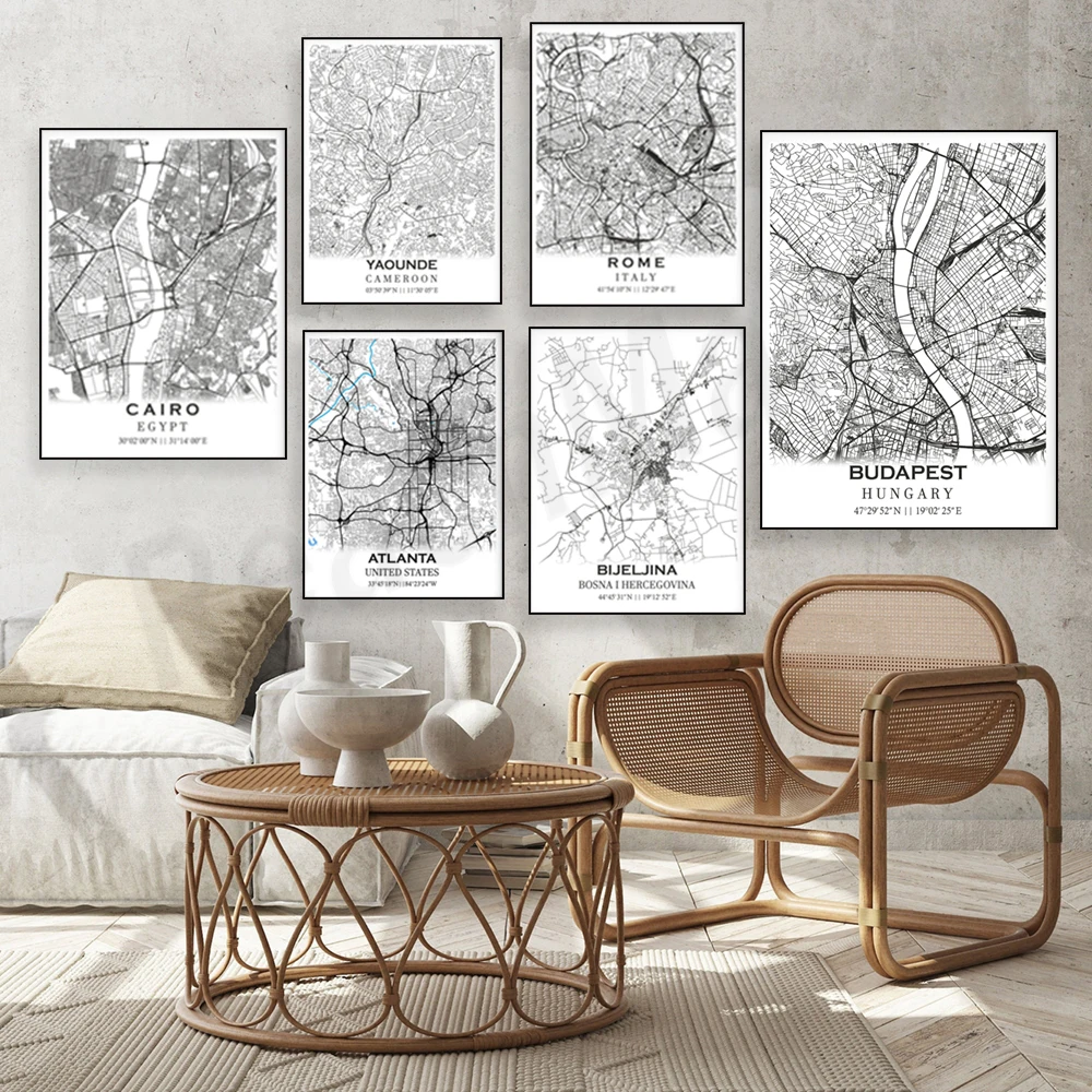 Yaounde, Stolac, Atlanta USA, Doboj, Prague, Budapest, Rome Italy, Croatia, Bijeljina, Paraguay, Cairo, Chile, Algiers map poste