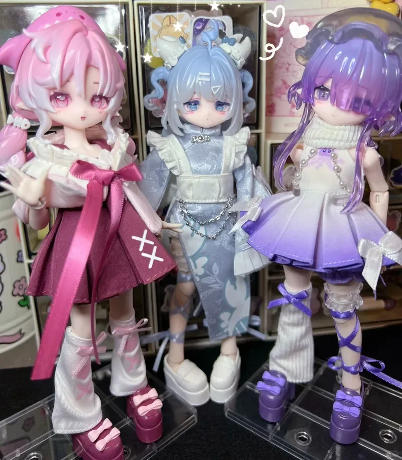 

Genuine Come4free Minty V2 Ocean Gem Series 1/8 Bjd Blind Box Movable Doll Action Figure Ornament Collection Model Surprise Gift