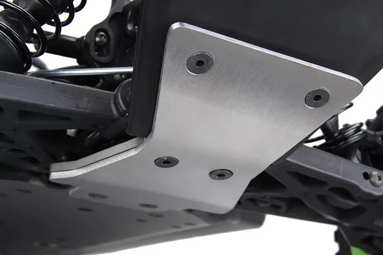 

Front and rear large chassis stainless steel guard 4mm thickness for LOSI 5IVE-T KM X2 ROFUN LT