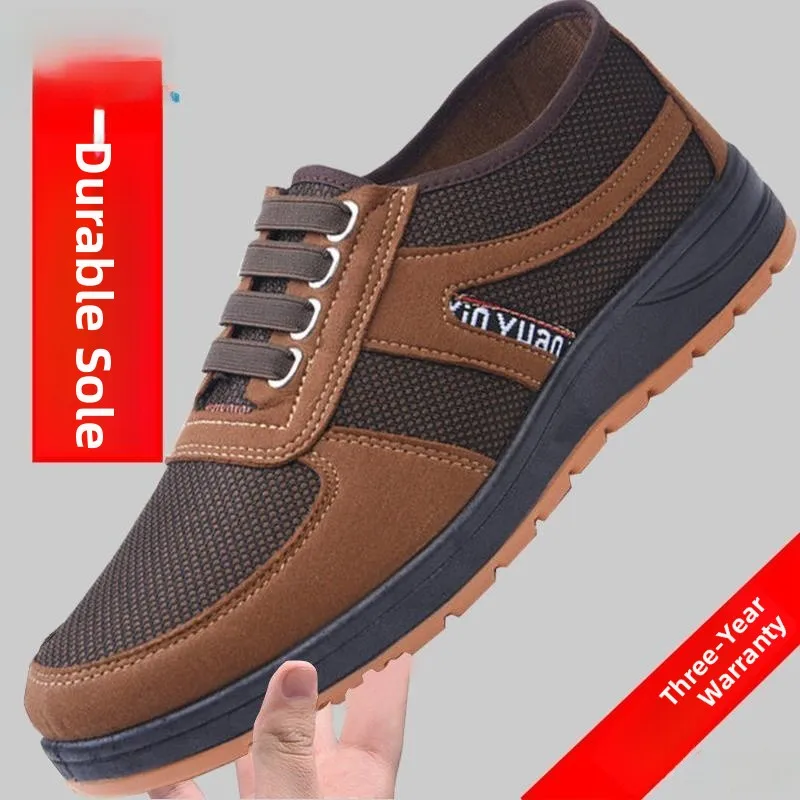 

Men's Casual oes Soft Bot Cow Tendon Bot Wear Resistant Non Slip Work oes Summer Beijing Sle Cloth oes