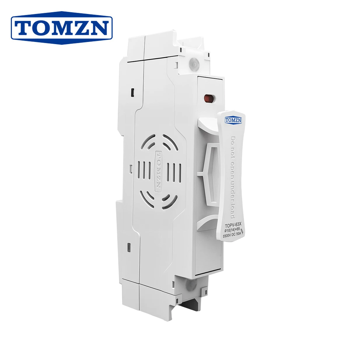 TOMZN 1P Solar PV 1500V Fuse Holder With LED For Solar System Protection Base Photovoltaic Protector gpV Overload Protection