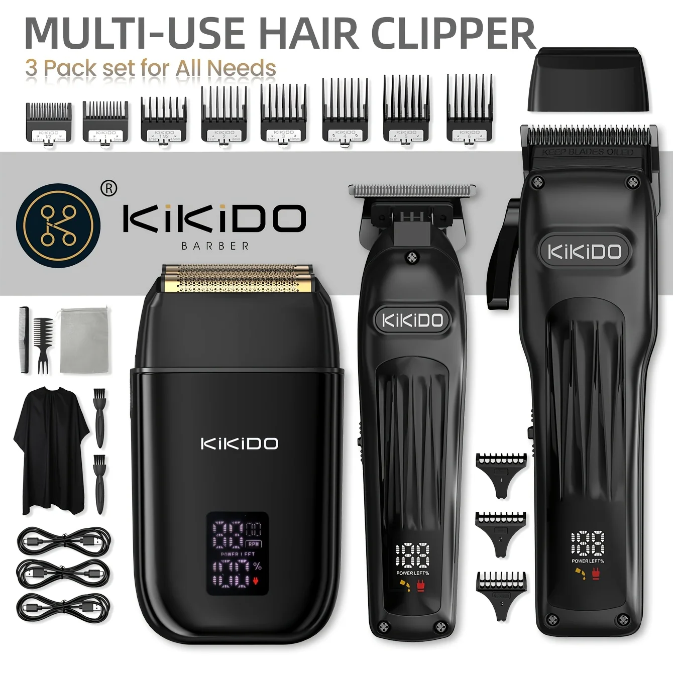 Kikido 3 In 1 Hair …