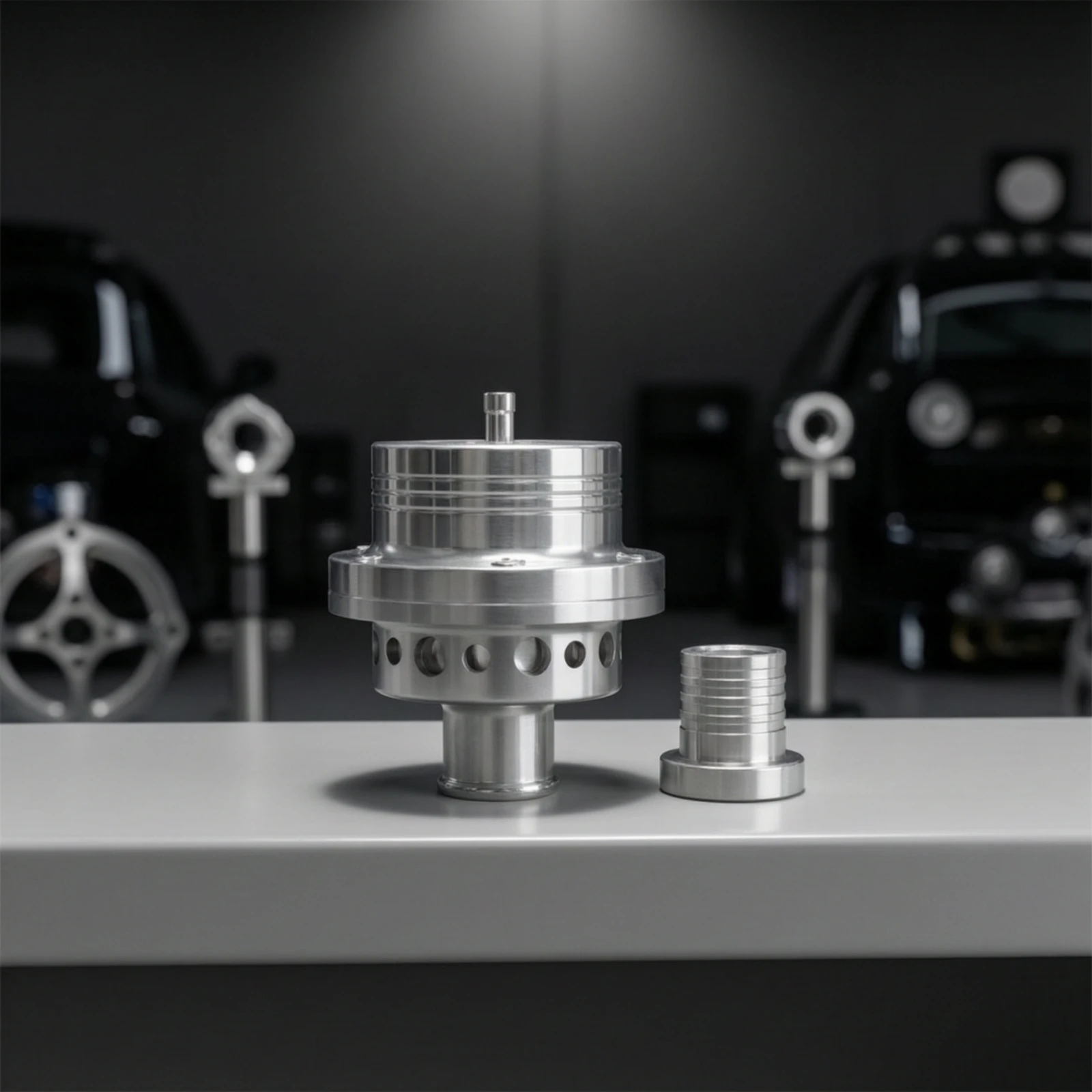 Blow off Valve Blanking Plug CNC Machined Blow off Valve Plug Fitting Easy to Install Compact for Car Enthusiasts