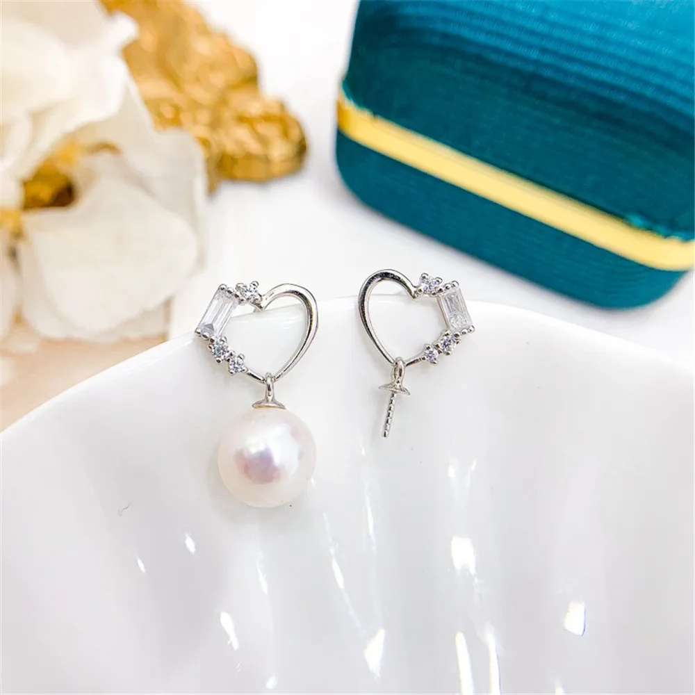 925 Stamped Alloy Gold Plating Pearl Earrings Setting DIY Jewelry Findings, Craft Supplies Handmade Earrings Accessory No Pearl