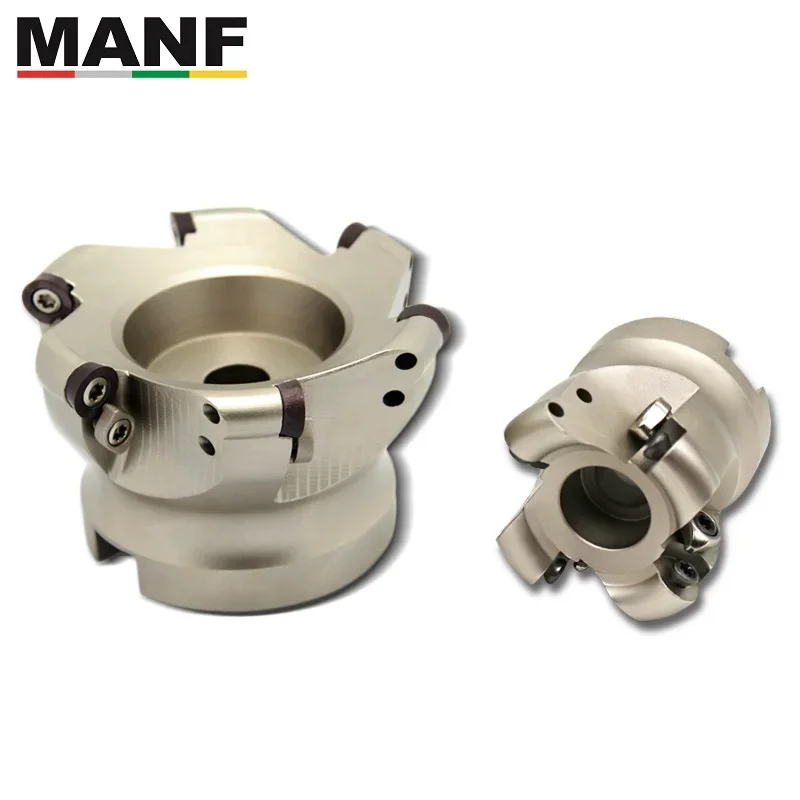 MANF Face Mill Cutter TRS5R50-22-4T For RD Carbide Inserts Face Milling Cutter Round Nose Milling Cutter CNC Milling Tools