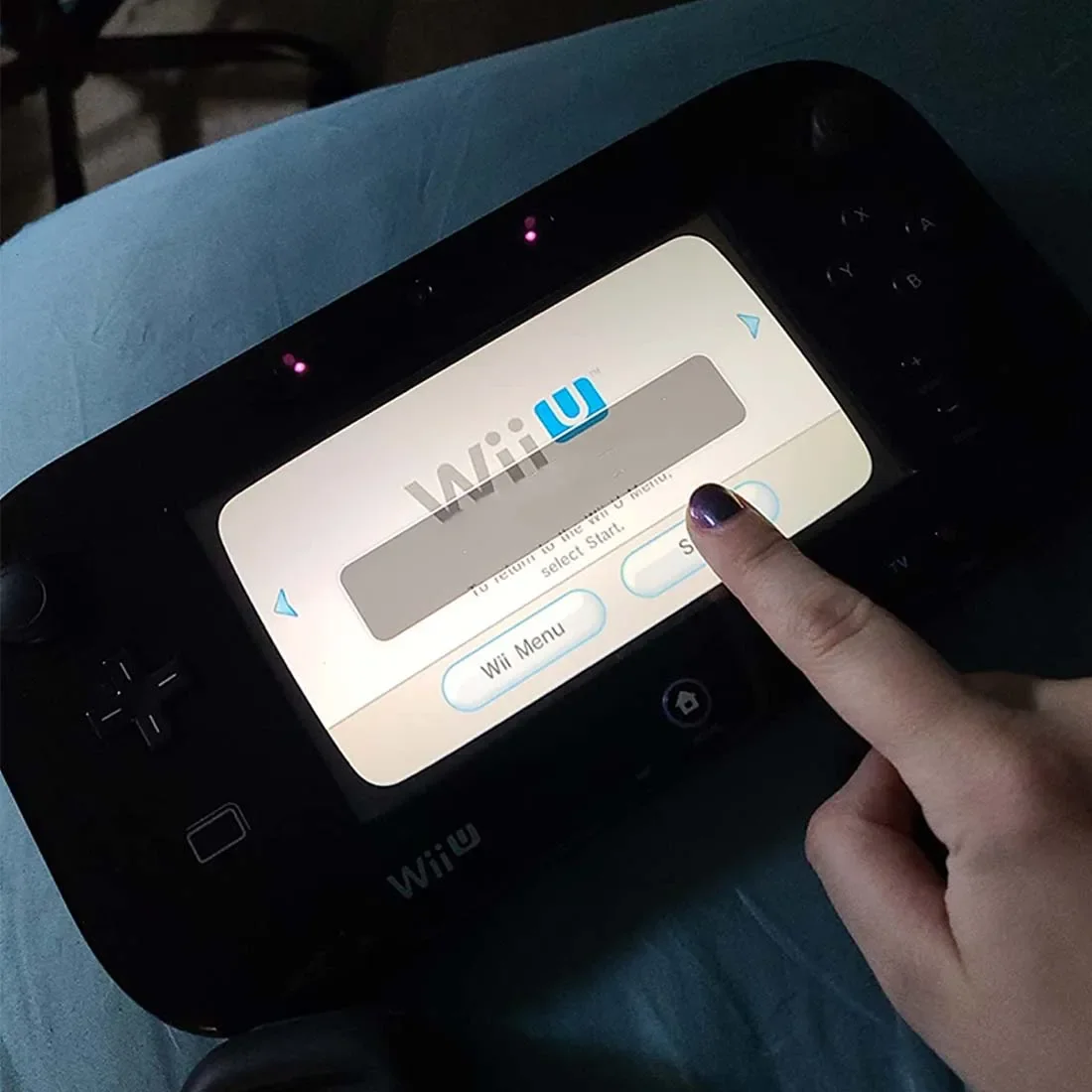 Usado Nin tendo Wiiu Picofly portátil Hacked Tablet sin parche Consola de videojuegos familiar Negro 8 GB Conjunto básico 8 GB