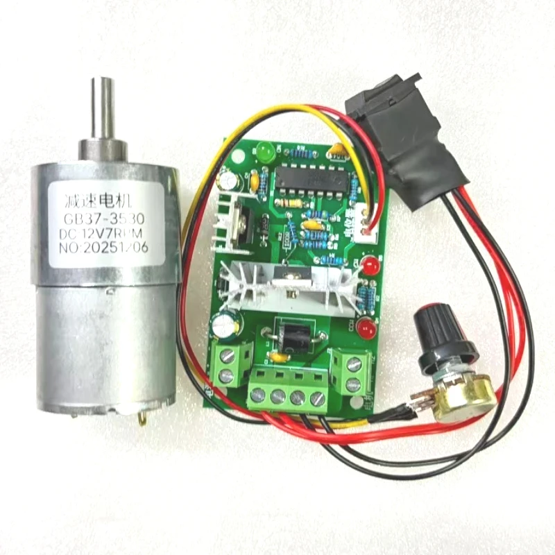 High Torque DC Gear Motor 12V/24V gb37-3530 Metal Gearbox Speed Controller Motor Adjustable RPM for Robotics/Industrial