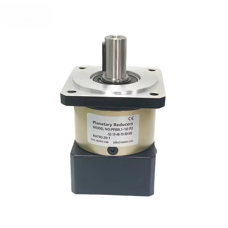 

Precision Motor Reduction Gearbox Dedicated PF80-10 Gear Reducer Ratio 10 for Nema 24 80 Servo Motors
