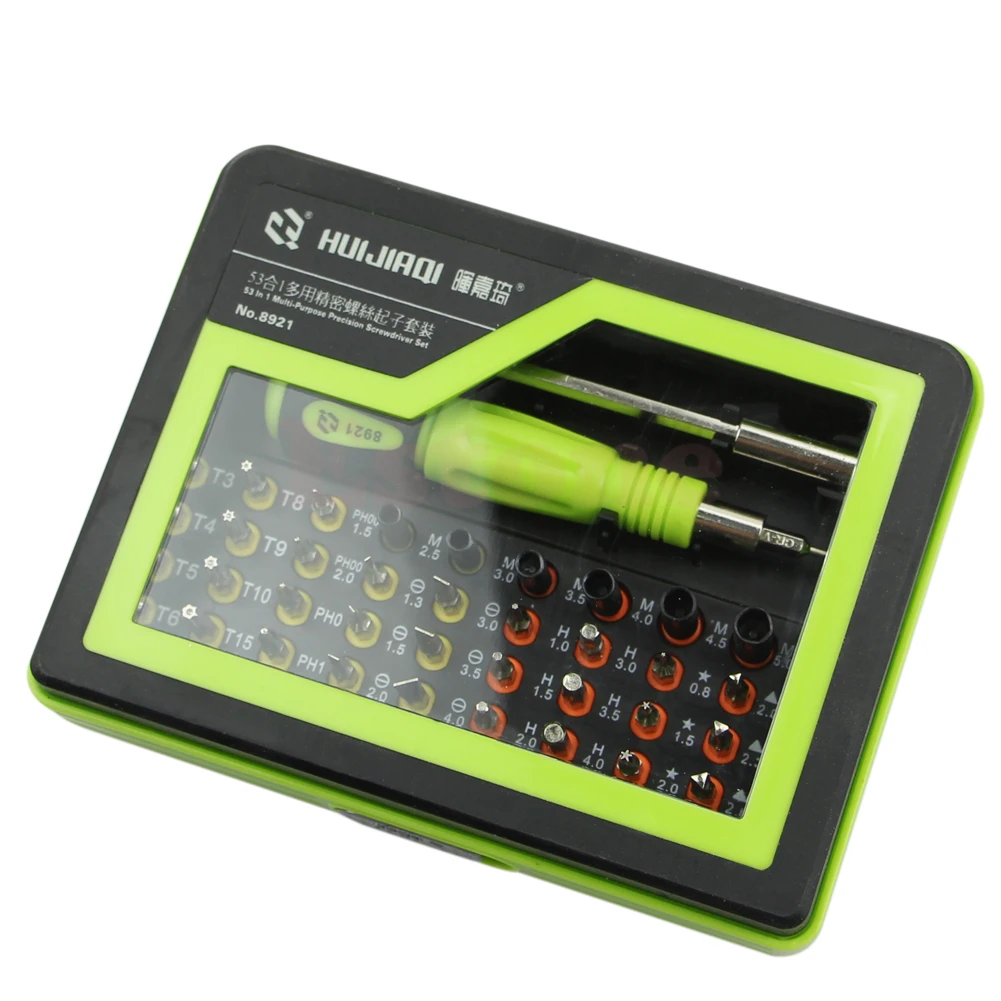 1 ชุด 53 in 1 Multi-Purpose Precision ไขควงเครื่องมือเปิดสำหรับโทรศัพท์มือถือ PC Drop Ship