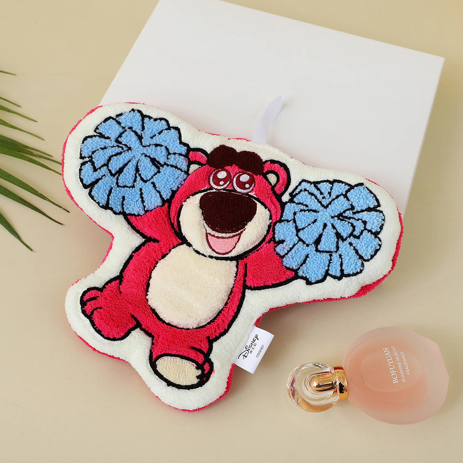 2025 جديد حار بيع ديزني لطيف الإبداعية الفراولة الدب منشفة اليد يمكن تعليقها ماصة المطبخ خرقة منديل #2