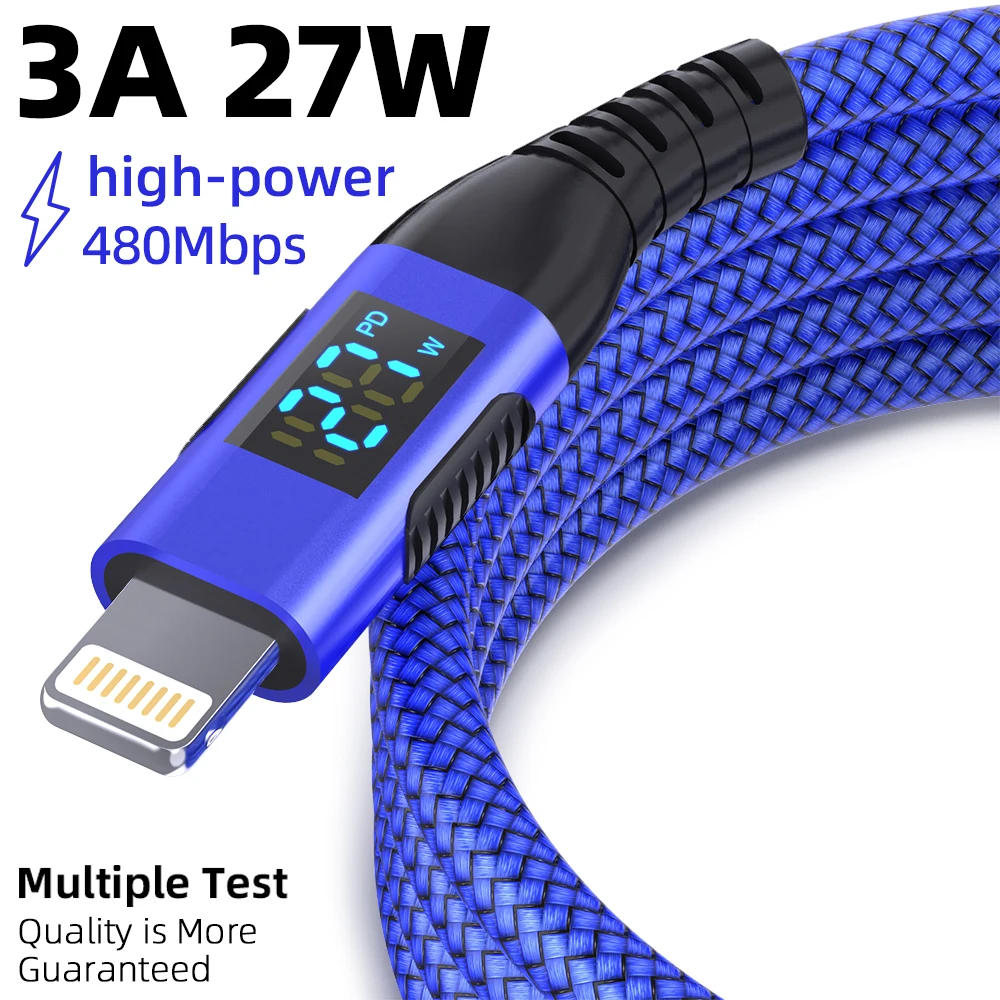 LAIHONEN USB C إلى كابل البرق 6FT 5 قطعة MFi آيفون شاحن سريع نوع c إلى كابل البرق أربعة ألوان آيفون 14 13 12