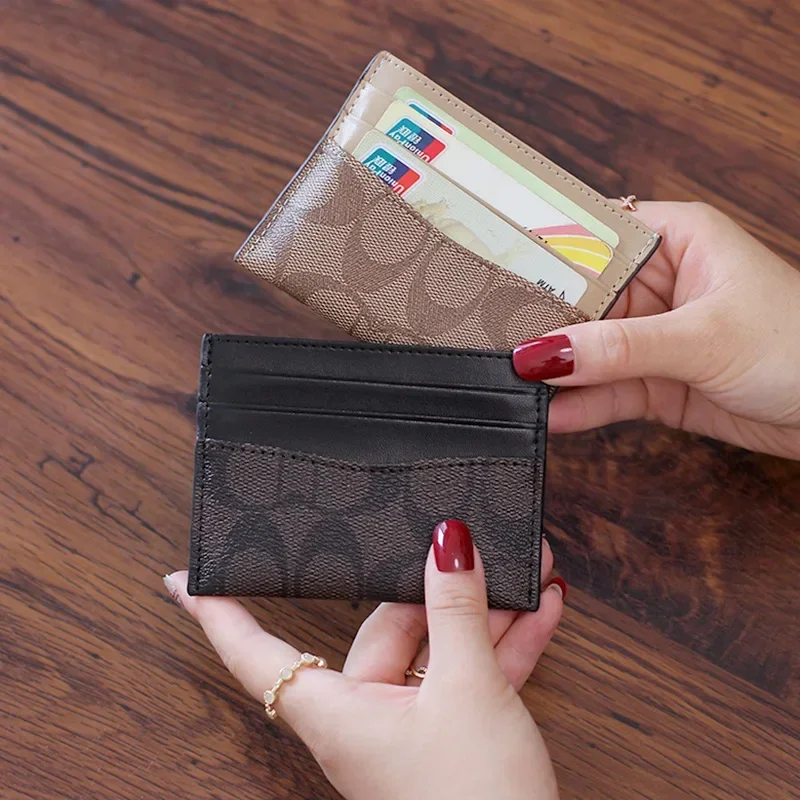 Compact Luxury Design Wallets for Women Multi-Function Card Holder PU Leather Female Small Card Bag Short Women's Purse image 3