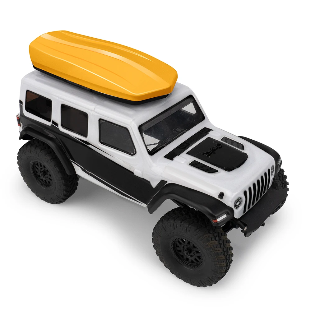 กล่องเก็บสัมภาระบนหลังคาพลาสติกจำลอง AXSPEED สำหรับรถ TRX-4M 1/18 RC อุปกรณ์ตกแต่งสำหรับการอัพเกรด
