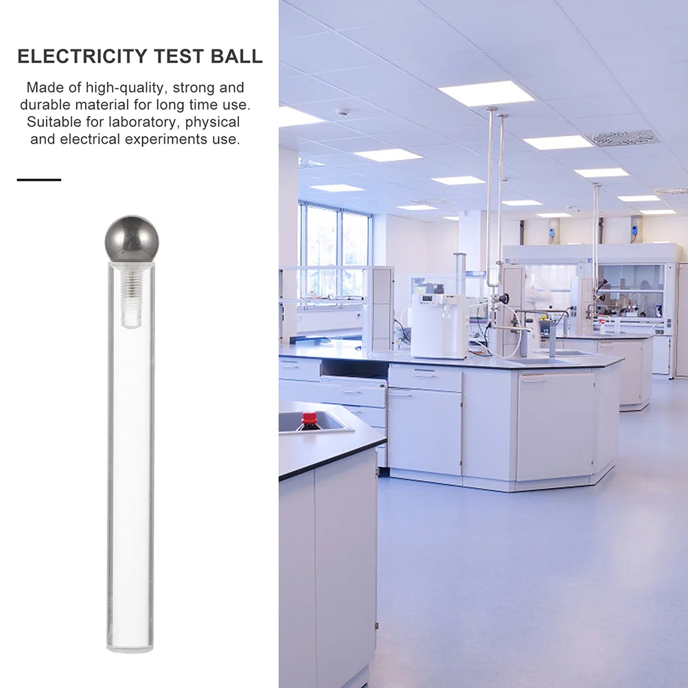 2 Pcs 검전기 공 전기 테스트 공 물리학 실험 도구 교육 악기 실험실 공급 플라스틱