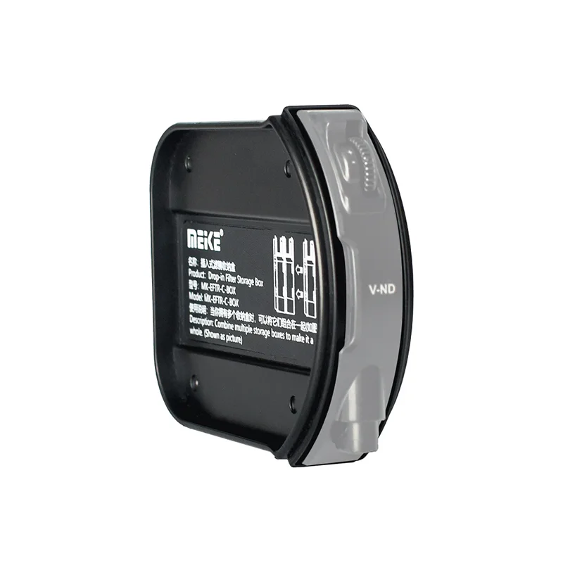 صندوق تخزين مجموعة الفلتر المنسدل من Meike MK-EFTR-C-BOX لمرشح Meike CPL UV VND