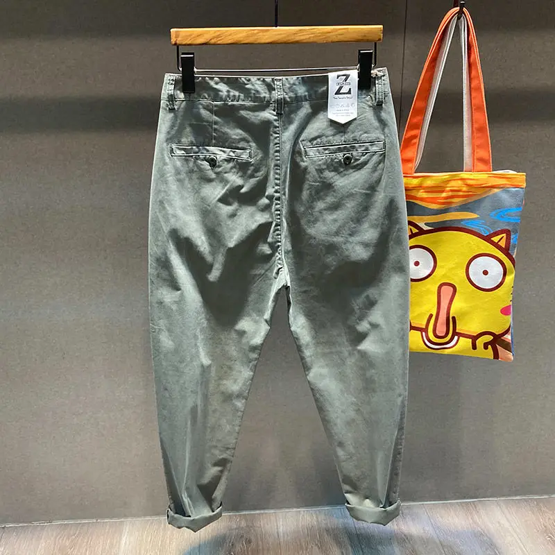 男性用ポケット付きharemパンツ、カジュアルストリートウェア、スリムパンツ、シンプルなハーレムパンツ、モノクロポケット、トレンディな服、夏、y2k、28-38、2024