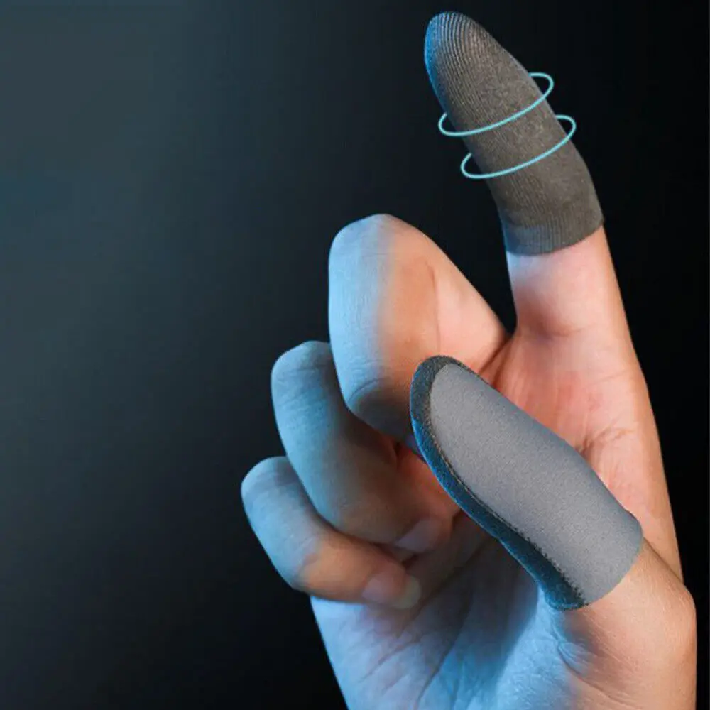 Breathable Thumb Sleeve Absorb Sweat Lightweight Anti- Finger Protector Small Elastic Finger Covers Playing Game