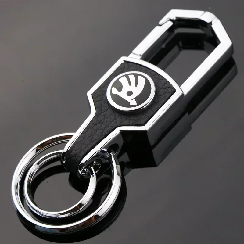 Car Keychain Styling Key Buckle Chain Keyring for Skoda Octavia Rapid Fabia Superb 2 Kodiak Spaceback Kodiaq 1 Yeti Karoq Kamiq