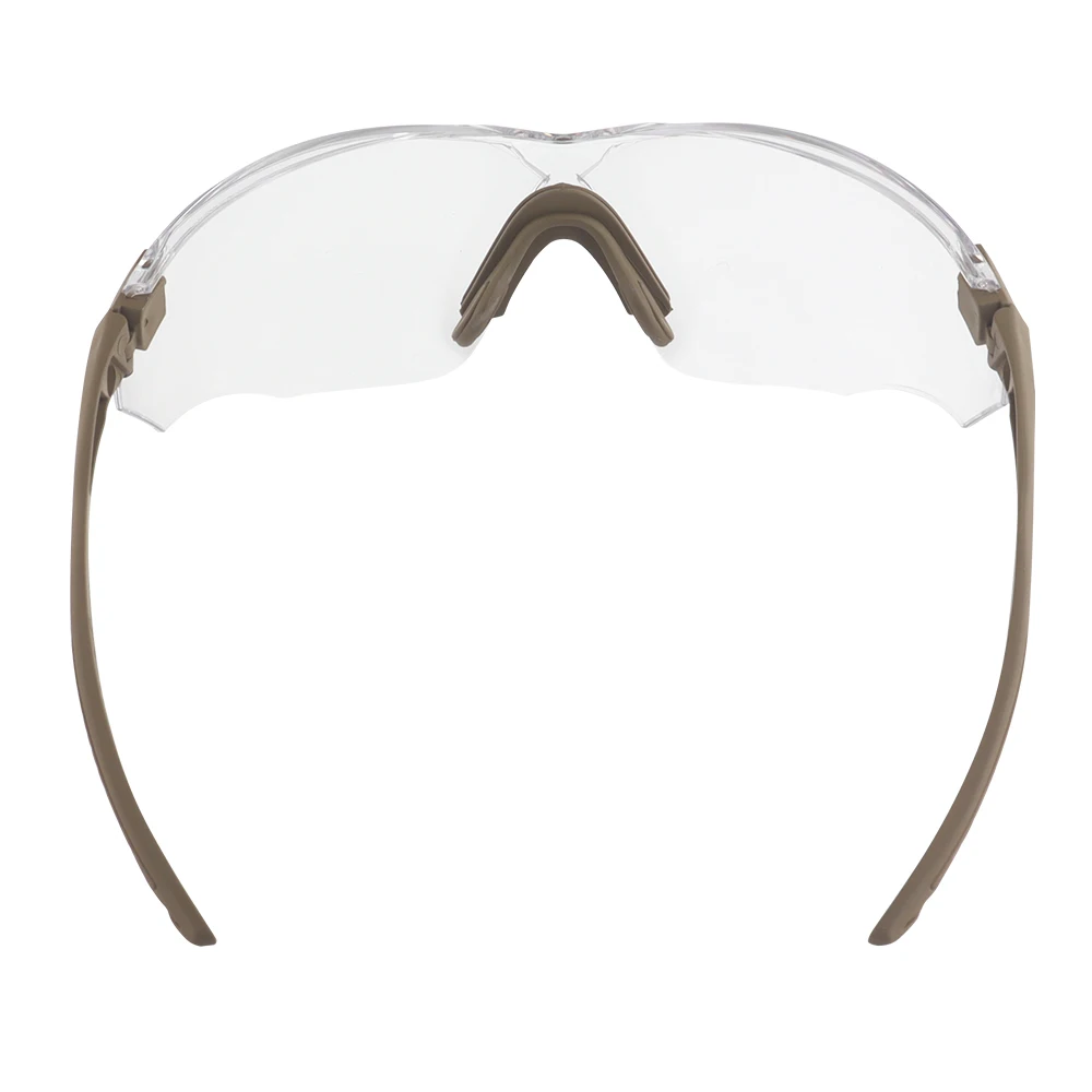 Tactical Goggles Clear&Black Two Different PC Lens，HD Vision, Outdoor Hunting Shooting Windproof,Strong Light,Sun-Proof Goggles