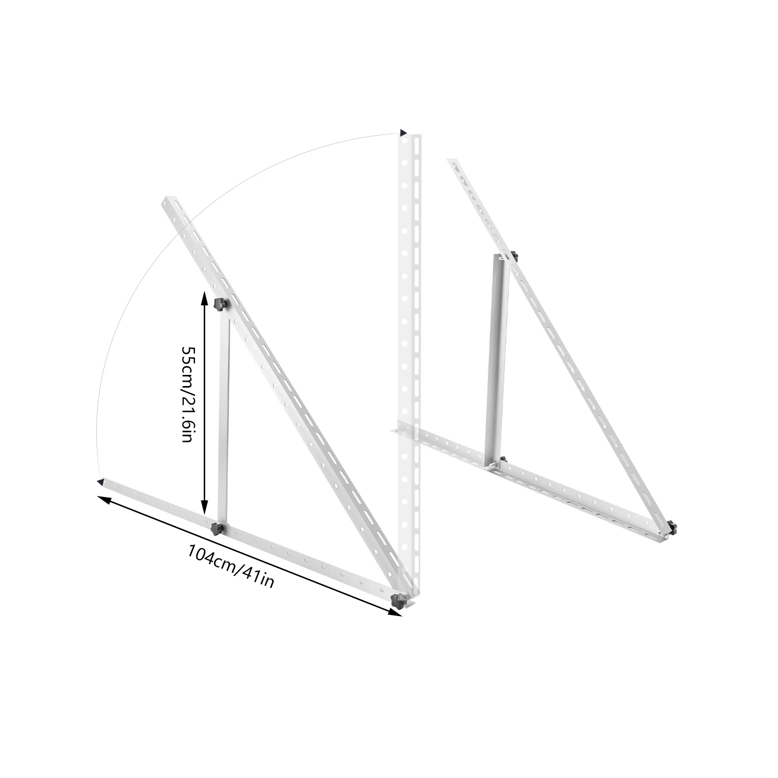 Imagem -06 - Suporte Ajustável do Painel Solar a 90 ° Tilt Painel Solar Suporte de Montagem 41