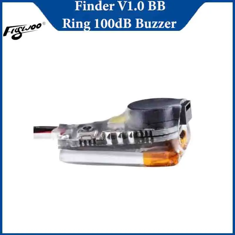 

FLYWOO Finder V1.0 BB Ring 100dB Зуммер со светодиодной подсветкой Поддержка BF CF Детали управления полетом для RC Micro Drone Quad