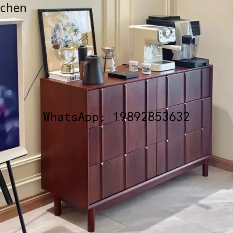 porch cabinet large capacity solid wood storage foyer cabinet chest cabinet
