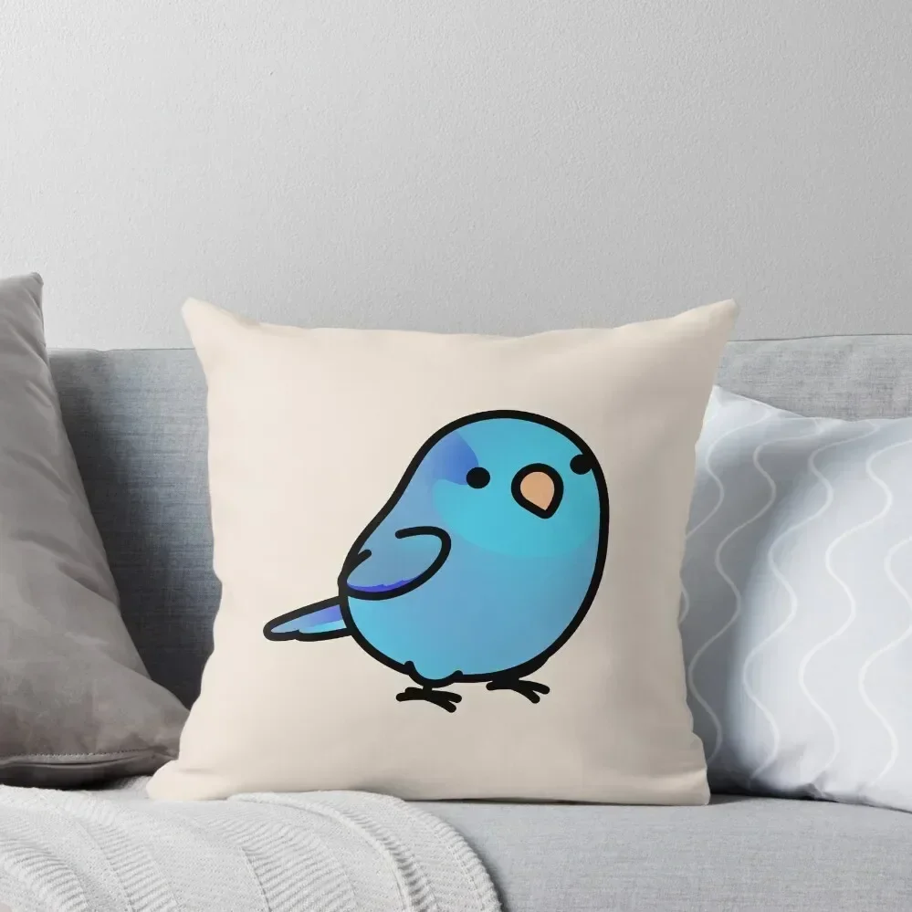 

Chubby Cobalt Parrotlet Throw Pillow Christmas Pillowcase Luxury Room Decorative Cushions autumn decoration pillow
