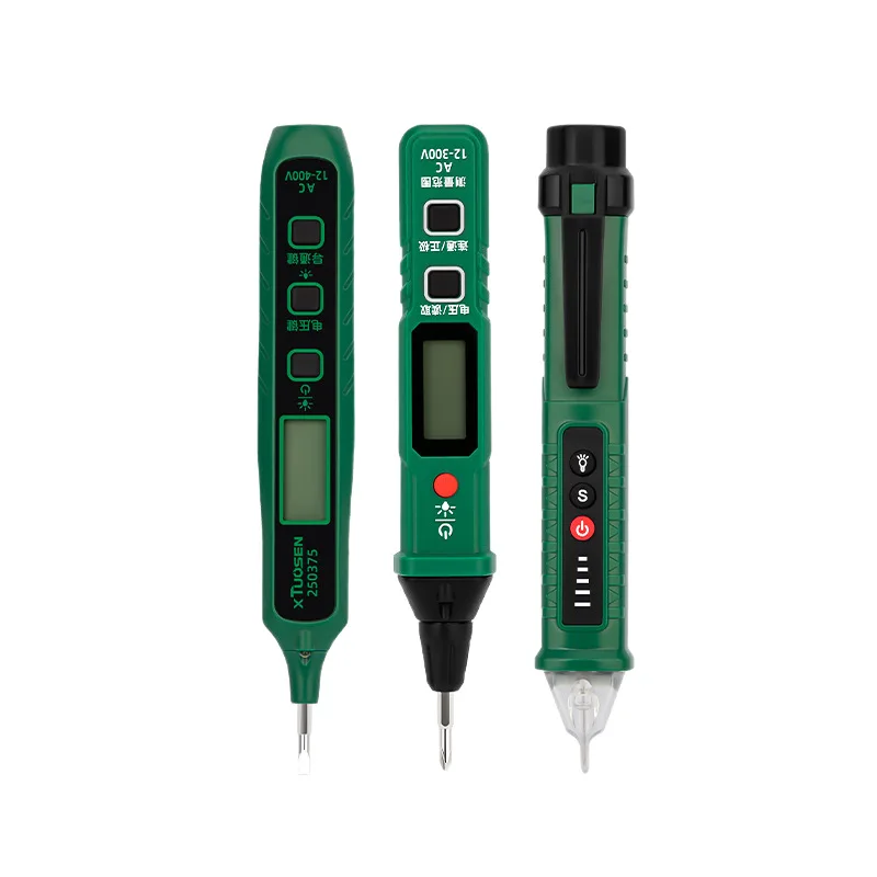 Penna per test elettrico per elettricista Penna a induzione multifunzionale a doppio scopo Misura la penna elettrica 220v per misurare le perdite del punto di interruzione