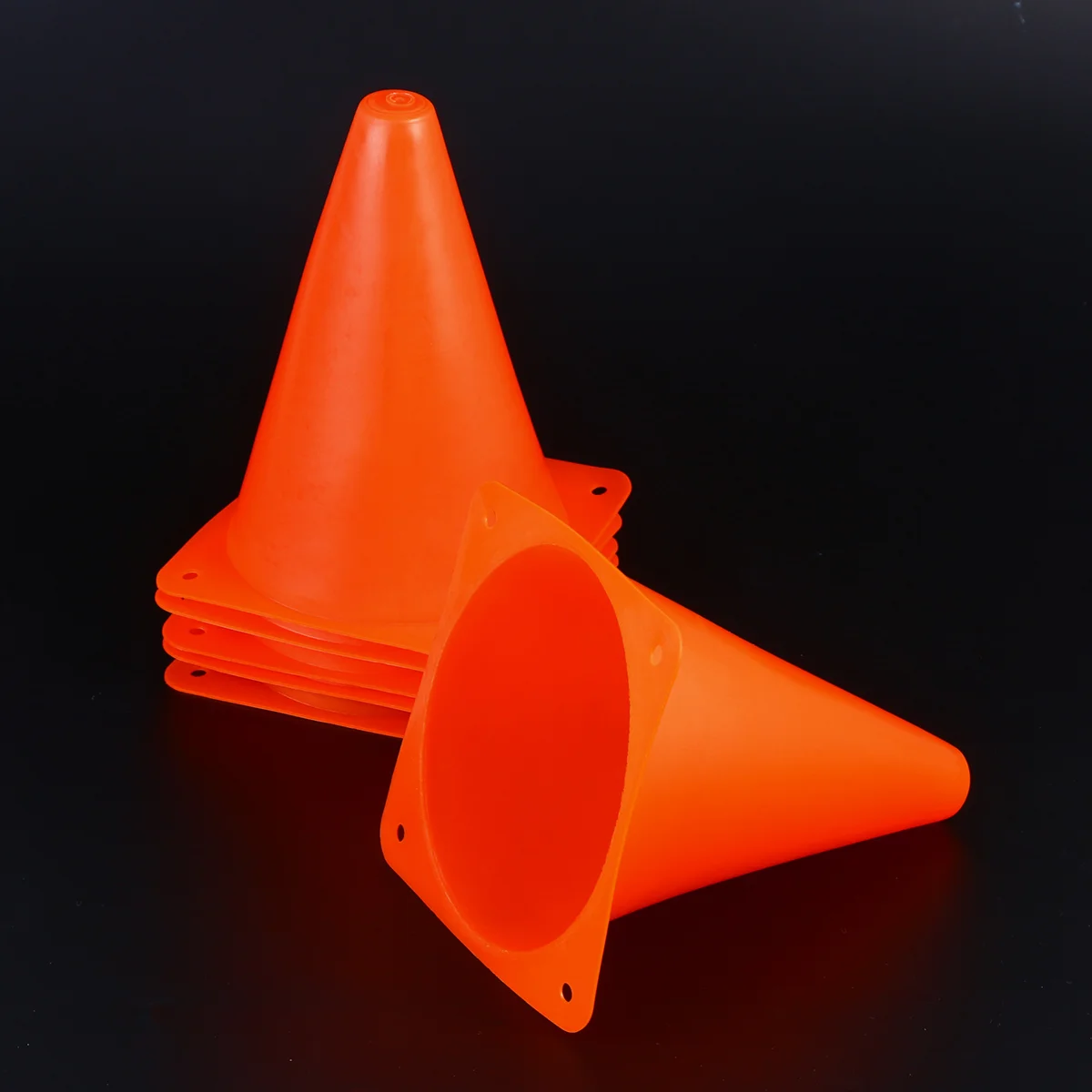 6 PCS Basketball Number Cone Kids Football Toys Training Cones Equipment Agility